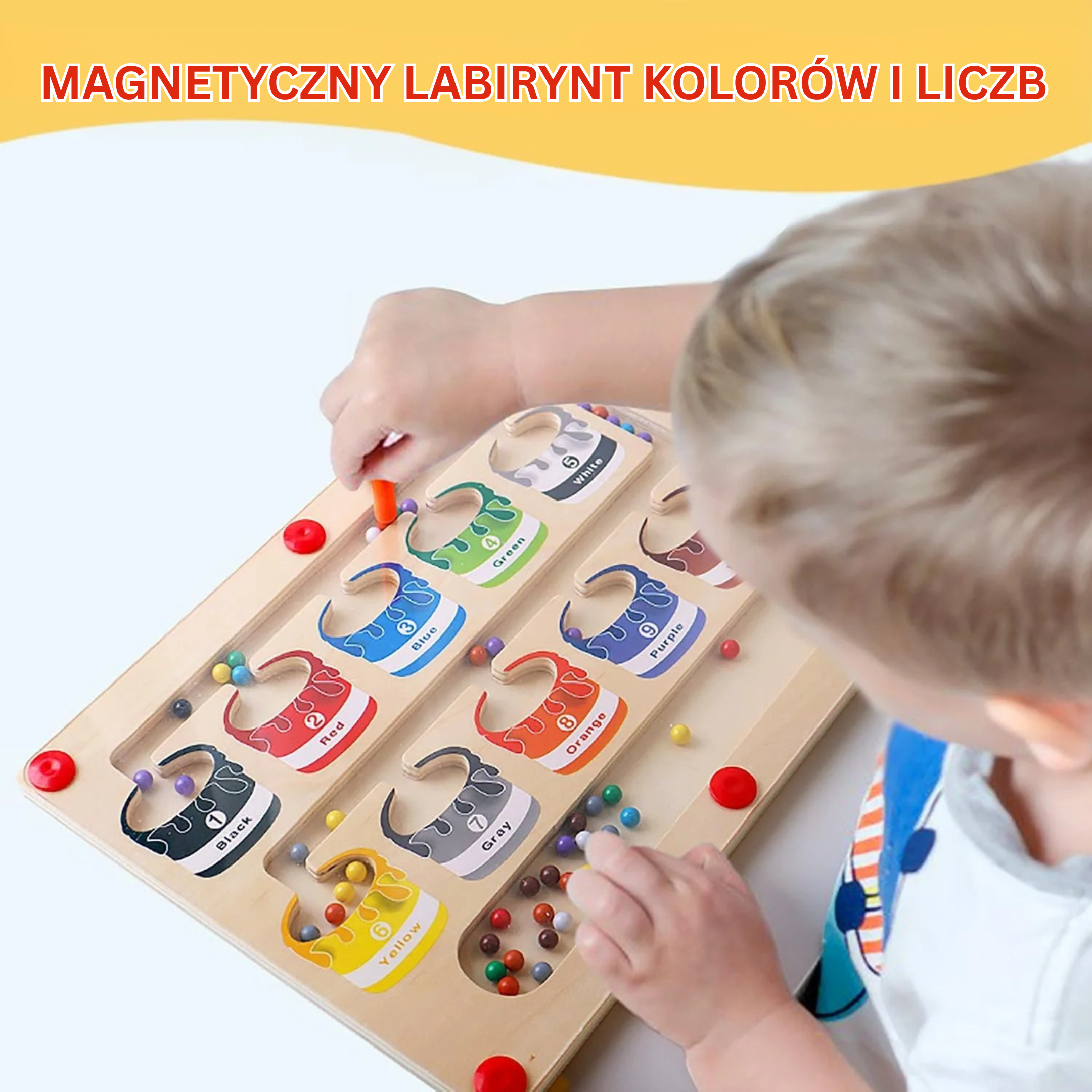 Magnetyczny Labirynt Kolorów
