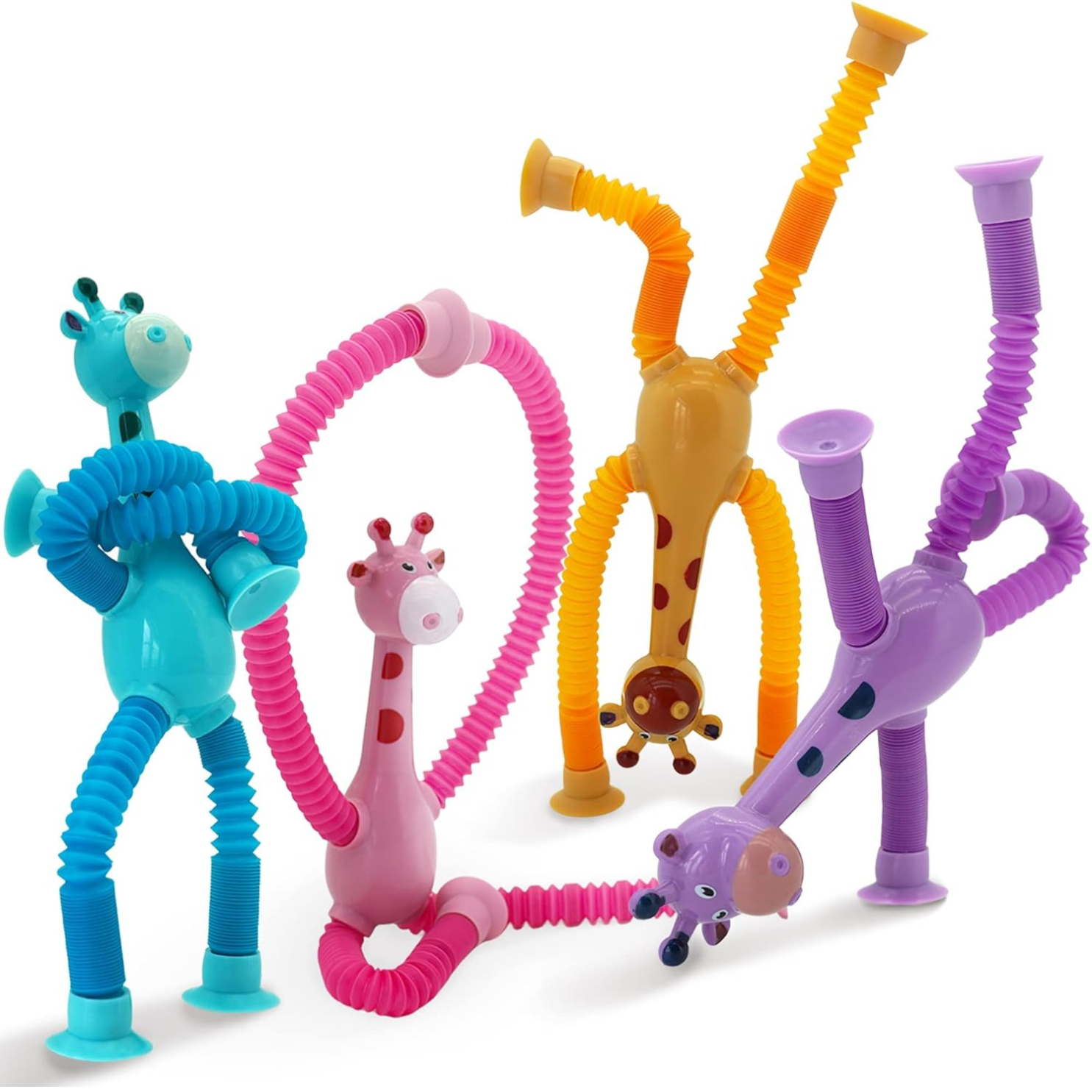 StretchyGiraffe™ – zabawka sensoryczna z przyssawką