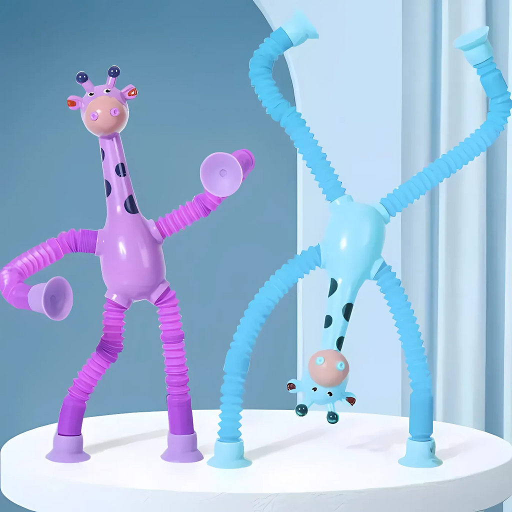StretchyGiraffe™ – zabawka sensoryczna z przyssawką