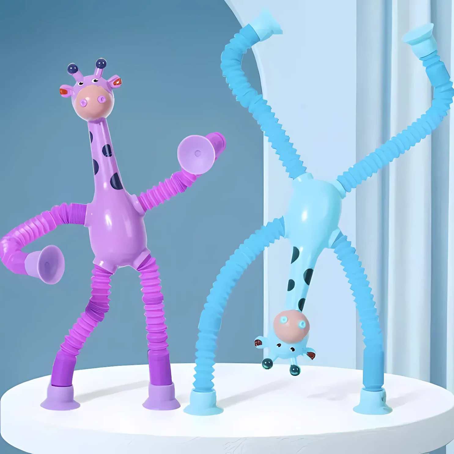 StretchyGiraffe™ – zabawka sensoryczna z przyssawką