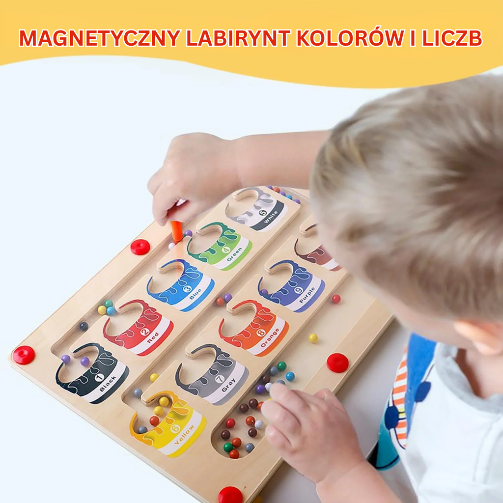 Magnetyczny Labirynt Kolorów