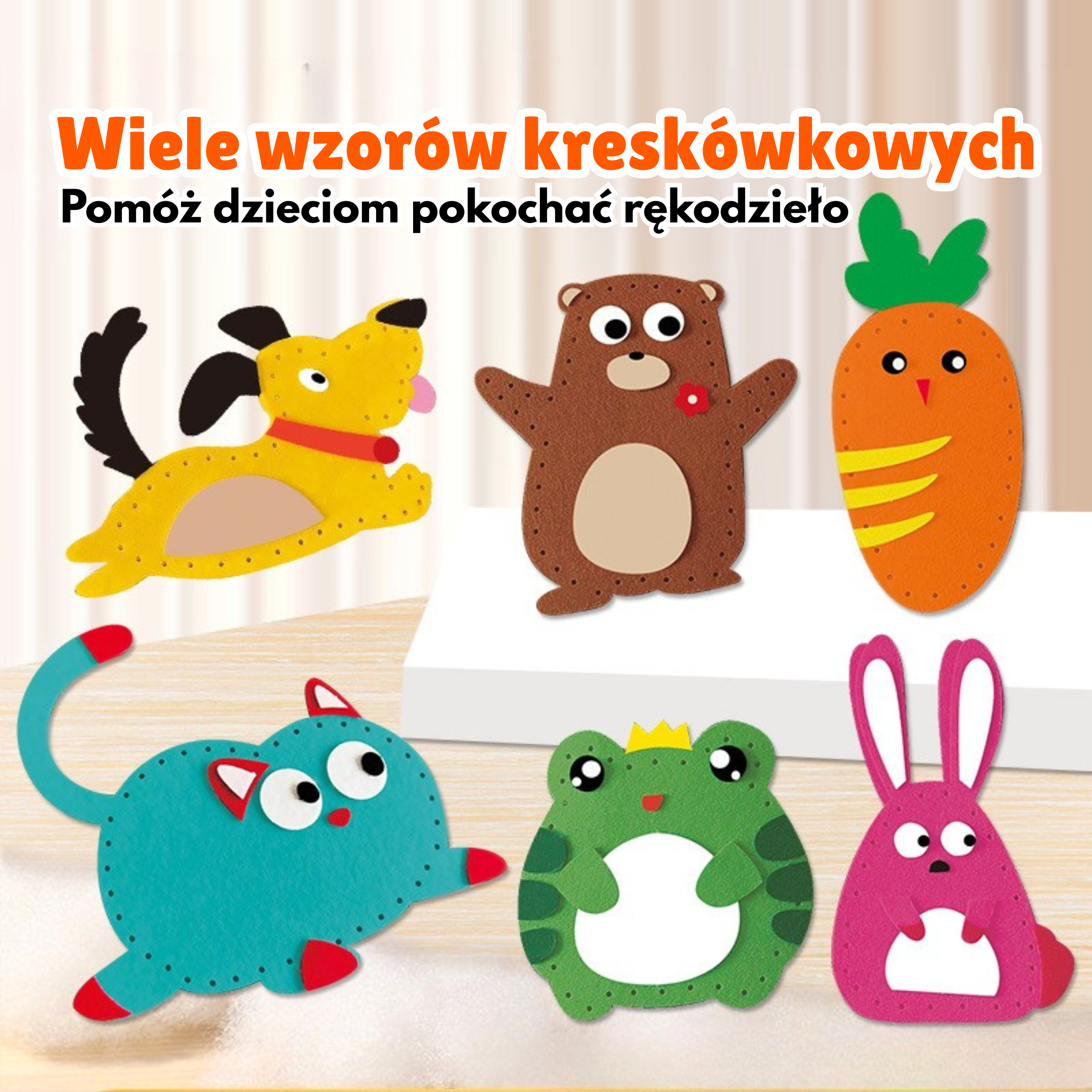 Zestaw Zabawek DiY do Szycia Lalek