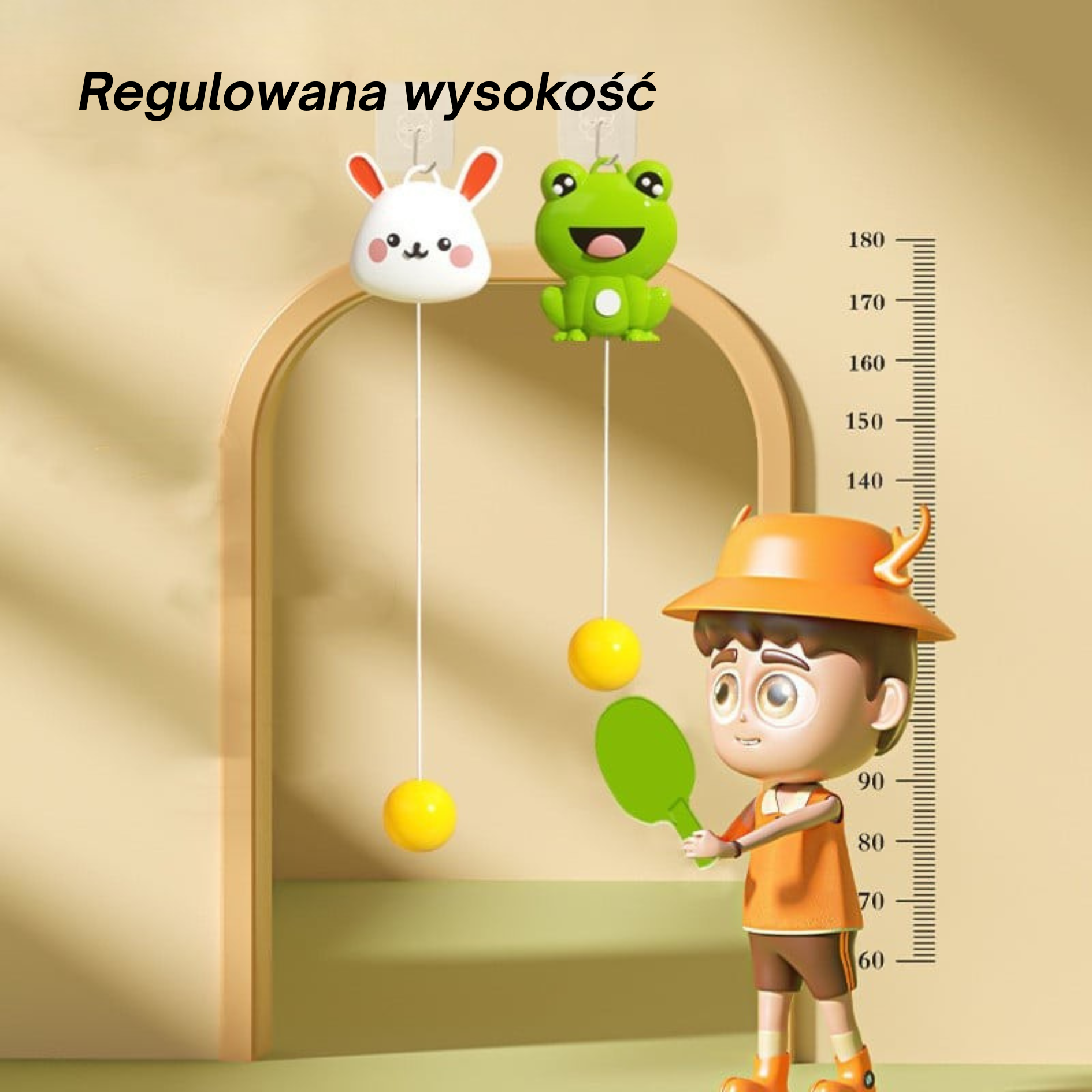Wisząca zabawka do tenisa halowego