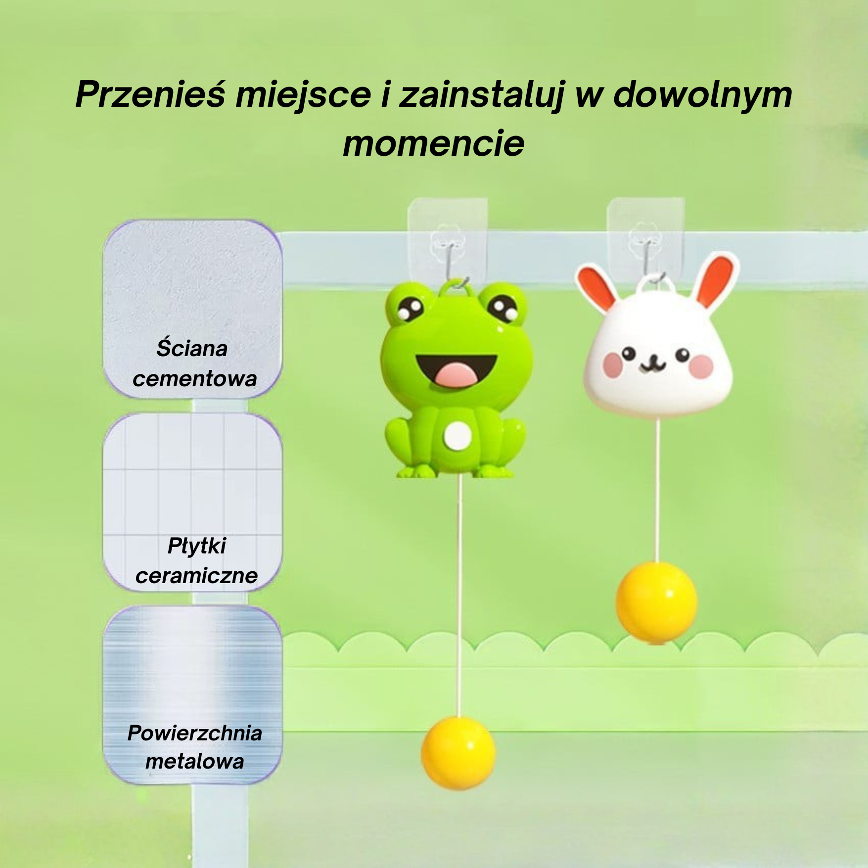 Wisząca zabawka do tenisa halowego
